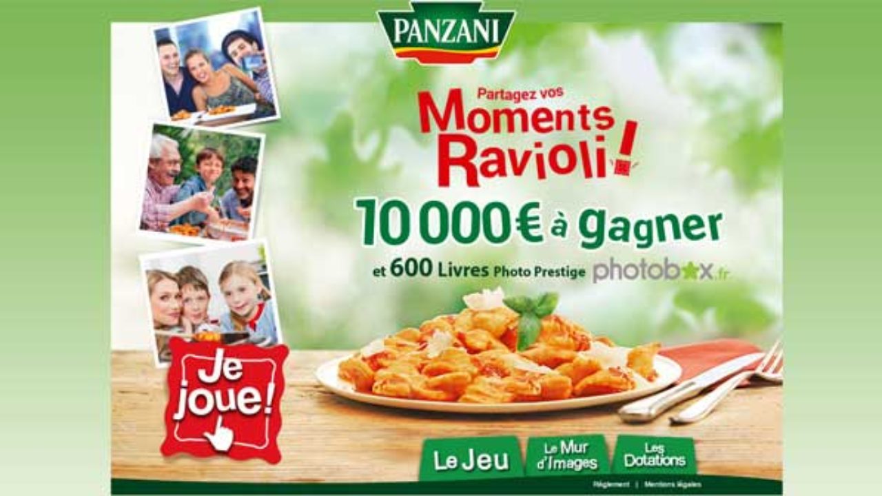 Jeu Les Moments Ravioli Panzani Lesmomentsravioli Fr Bestofconcours