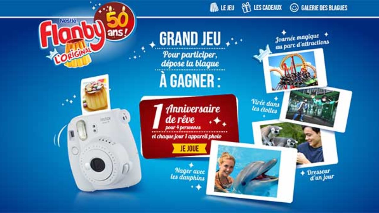 Www Flanby Fr Grand Jeu Anniversaire Flanby 50 Ans Bestofconcours