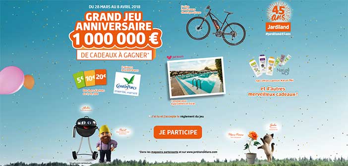 Www Jardiland45ans Com Grand Jeu Anniversaire 45 Ans Jardiland Bestofconcours