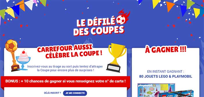 www.carrefour.fr/defile-des-coupes - Jeu Carrefour Défilé des coupes