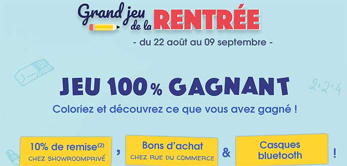 www.carrefour.fr/rentree-des-classes - Jeu Rentrée des Classes Carrefour