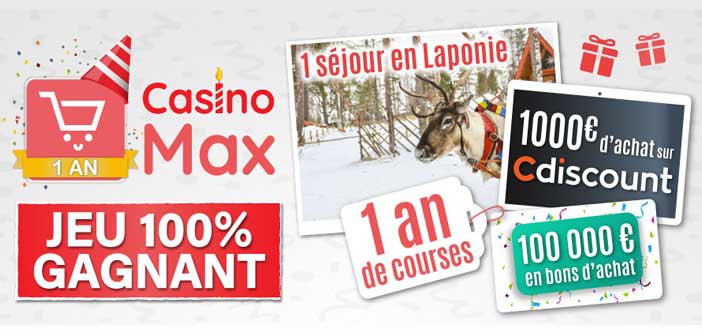 www.casinomax.fr - Grand Jeu Anniversaire Casino Max