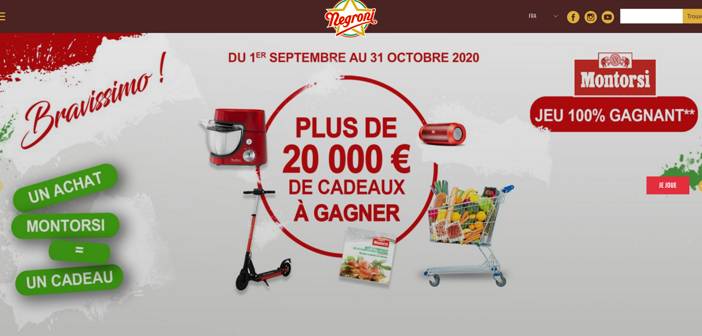www.negroni.com - Jeu 100% Gagnant Montorsi I Freschi