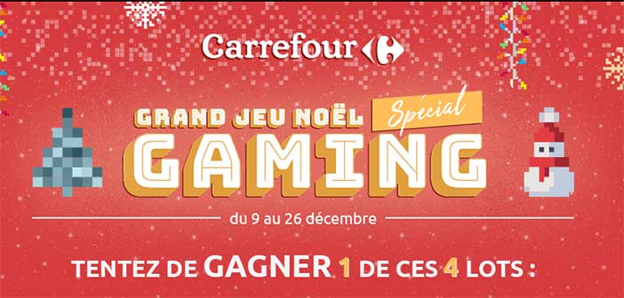 www.carrefour.fr - Grand Jeu Noël spécial Gaming