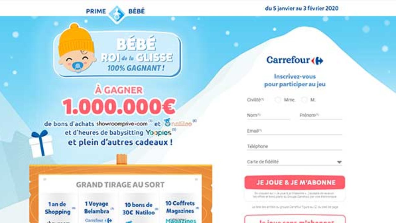 Www Carrefour Fr Grand Jeu Bebe Roi De La Glisse Carrefour