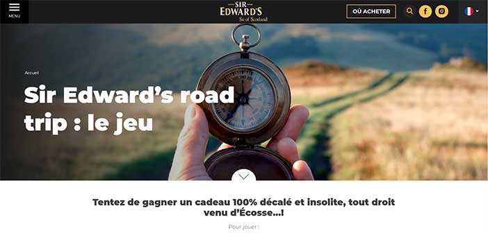 www.siredwards.com - Jeu Club Sir Edward's My Scotland