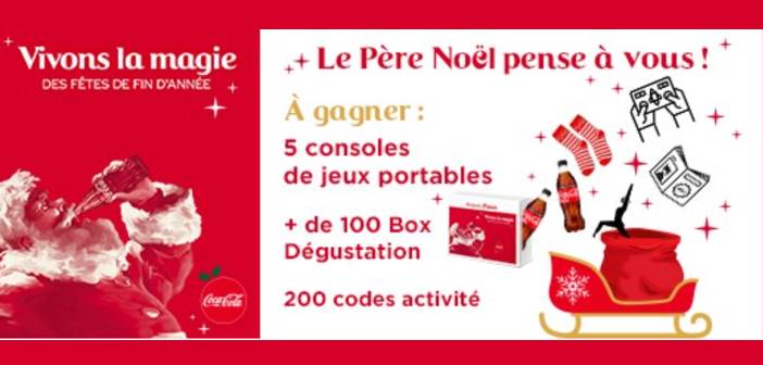 www.cadeau-instants-plaisir.fr - Grand Calendrier de l'avent Coca-Cola 2020