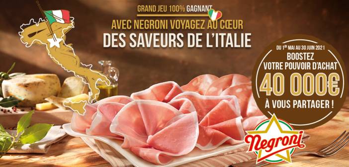 www.negroni.com - Grand Jeu Negroni 100% Gagnant
