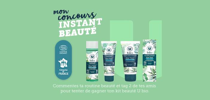 www.magasins-u.com/jeux - Jeu Mes Instants Beauté U bio sur Instagram